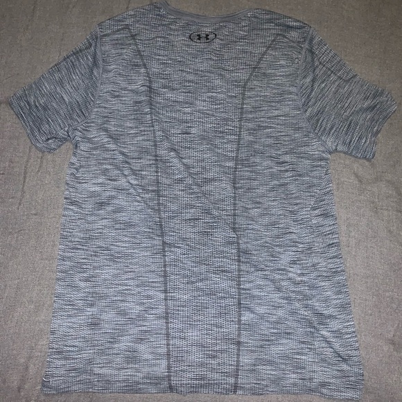 Under Armour Threadborne Grey Short Sleeve Shirt - Picture 3 of 3